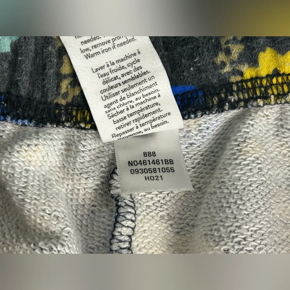 Nordstrom by Cristina Martinez Girls Jogger Sweat Pants Floral Elastic Pockets
